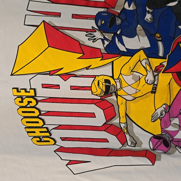 Reebok Mighty Morphin Power Rangers cotton tee, Rare Find - Picture 3 of 11